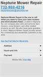 Mobile Screenshot of neptunemowerrepair.com